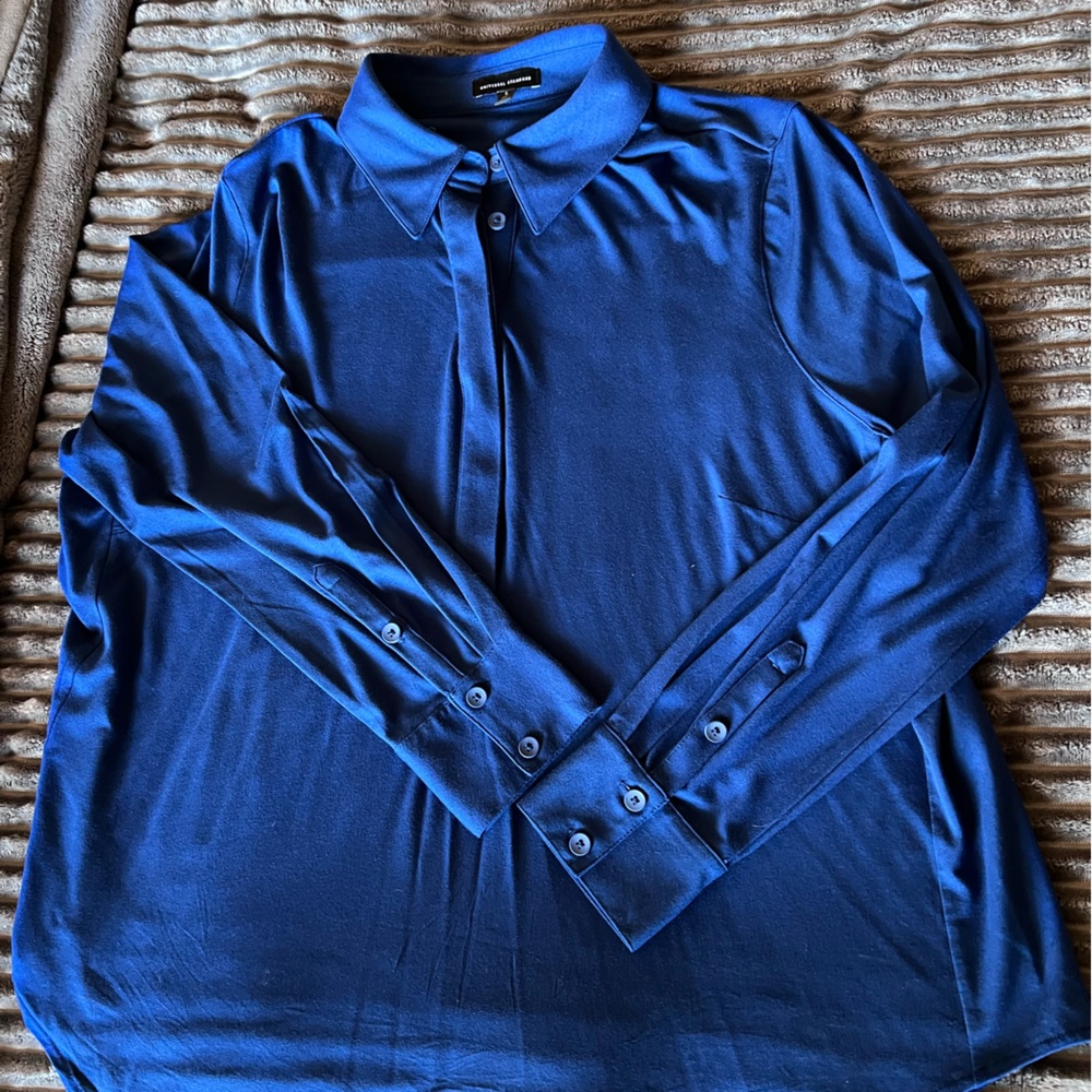 Universal Standard Blue Pansy Elbe Size Small (14/16)